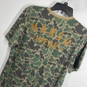 Marsh Wear Stackhouse Camo Sun Protection T Shirt Mens M Performance Hunting SS